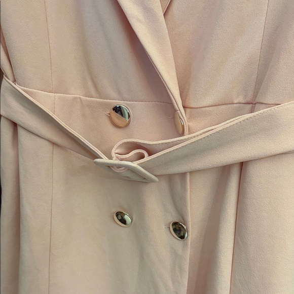 NWT boohoo pink belted blazer dress - Picture 3 of 9